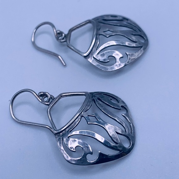 Silpada RARE HTF Sterling Parisian French Wire Earrings - Picture 8 of 14